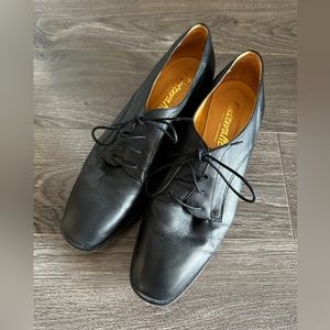 L’Intervalle Black Leather Oxford